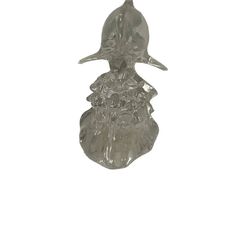 Vintage Collectible Decoration‎ Crystal Dolphin Figurine Clear 2000 5